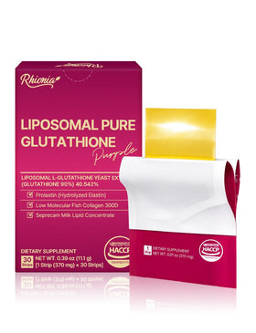 Paquet de films Rhionia de glutathione liposomal vue de face