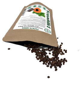 Paquet de graines de papaye séchées au soleil Vegaddict ouvert