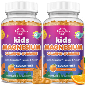 Paquet de gummies de magnésium ReviNutra pour enfants, vue de face