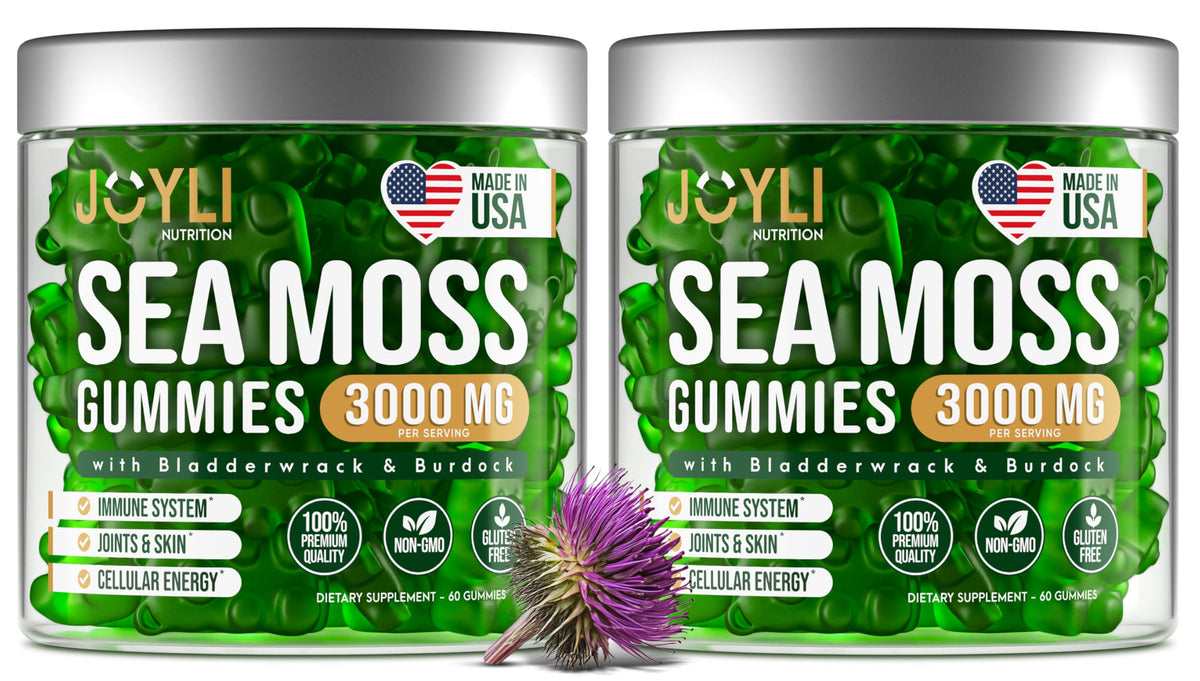 Paquet de gummies de mousse marine JOYLI Nutrition, 60 pièces, vue avant