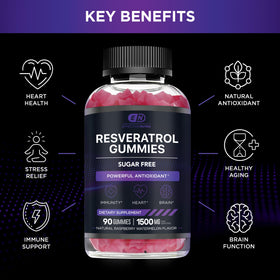 Paquet de gummies Effective Nutra 1500mg de côté