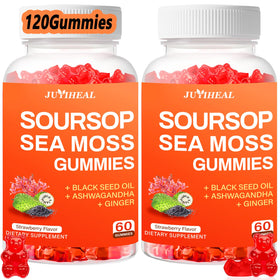 Paquet de gummies Graviola Soursop JUYIHEAL avec 120 gummies