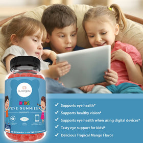 Paquet de gummies Sunergetic, côté avec informations nutritionnelles