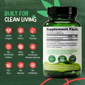 paquet de YOUBYNATURE PQQ 20mg capsules végétales