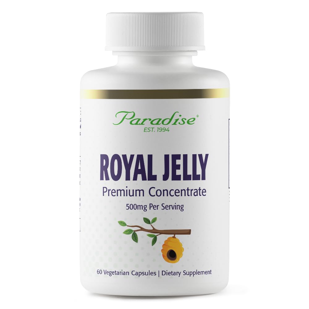 Paradise Herbs Gelée Royale 60 capsules végétariennes, vue avant