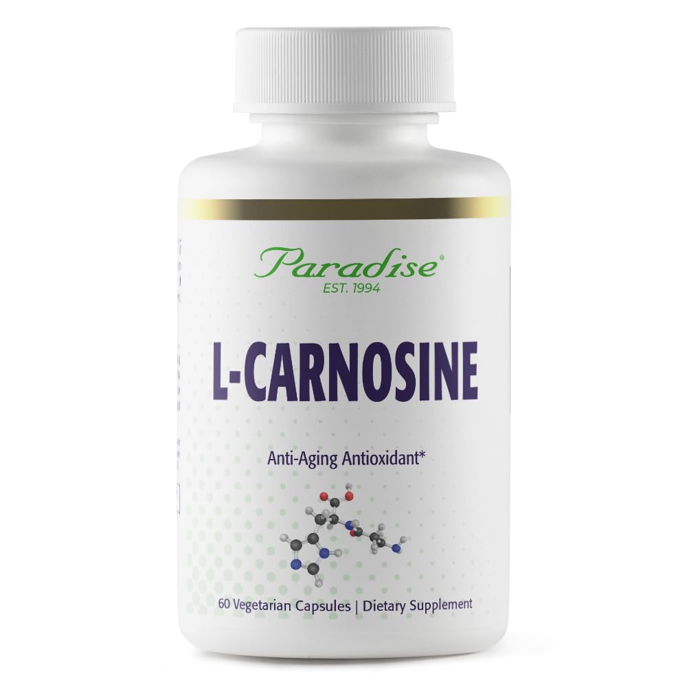 Paradise Herbs L-Carnosine 60 capsules vue avant