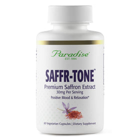 Paradise Herbs Saffr-Tone extrait de safran 60 capsules végétariennes vue de face