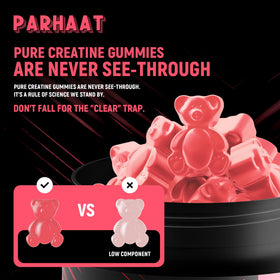 Parhaat Gummy de Créatine Monohydrate, présentation des gummies