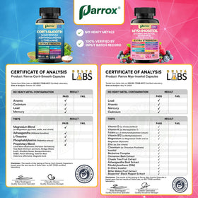 Parrox Bundle avec informations nutritionnelles visibles