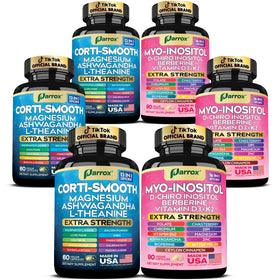 Parrox Bundle Soothe & Smooth, 3 Pack de compléments alimentaires