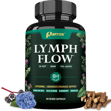 Parrox Complément Alimentaire Drainage Lymphatique 60 Capsules vue avant