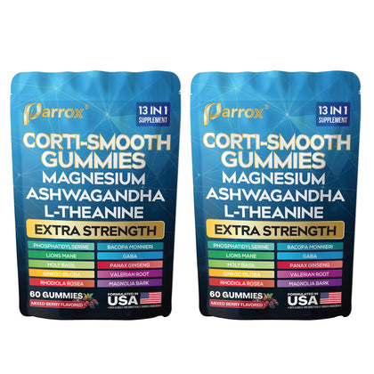 Parrox Gummies Corti-Smooth 2 Pack avec un mélange de baies
