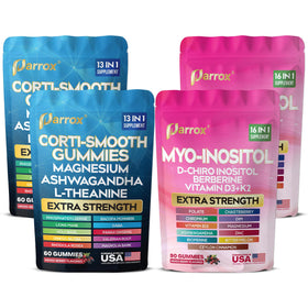 Parrox Gummies Cortisol & Myo-Inositol pack avec 150 gummies
