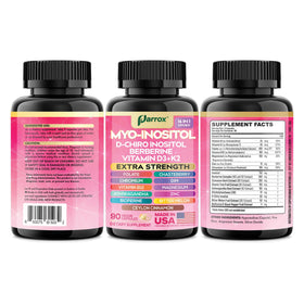 Parrox Myo-Inositol 14 en 1 sur une table en bois