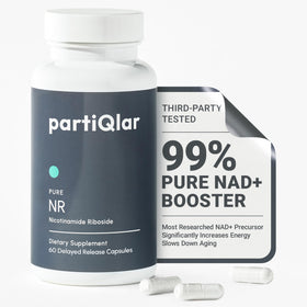partiQlar NR complément Nicotinamide Riboside 60 capsules vue de face
