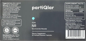 partiQlar NR complément Nicotinamide Riboside flacon ouvert