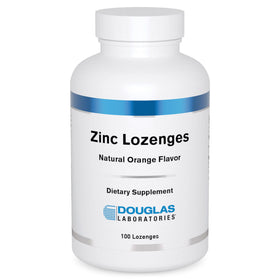 Pastilles au zinc Douglas Laboratories, saveur orange, 100 unités