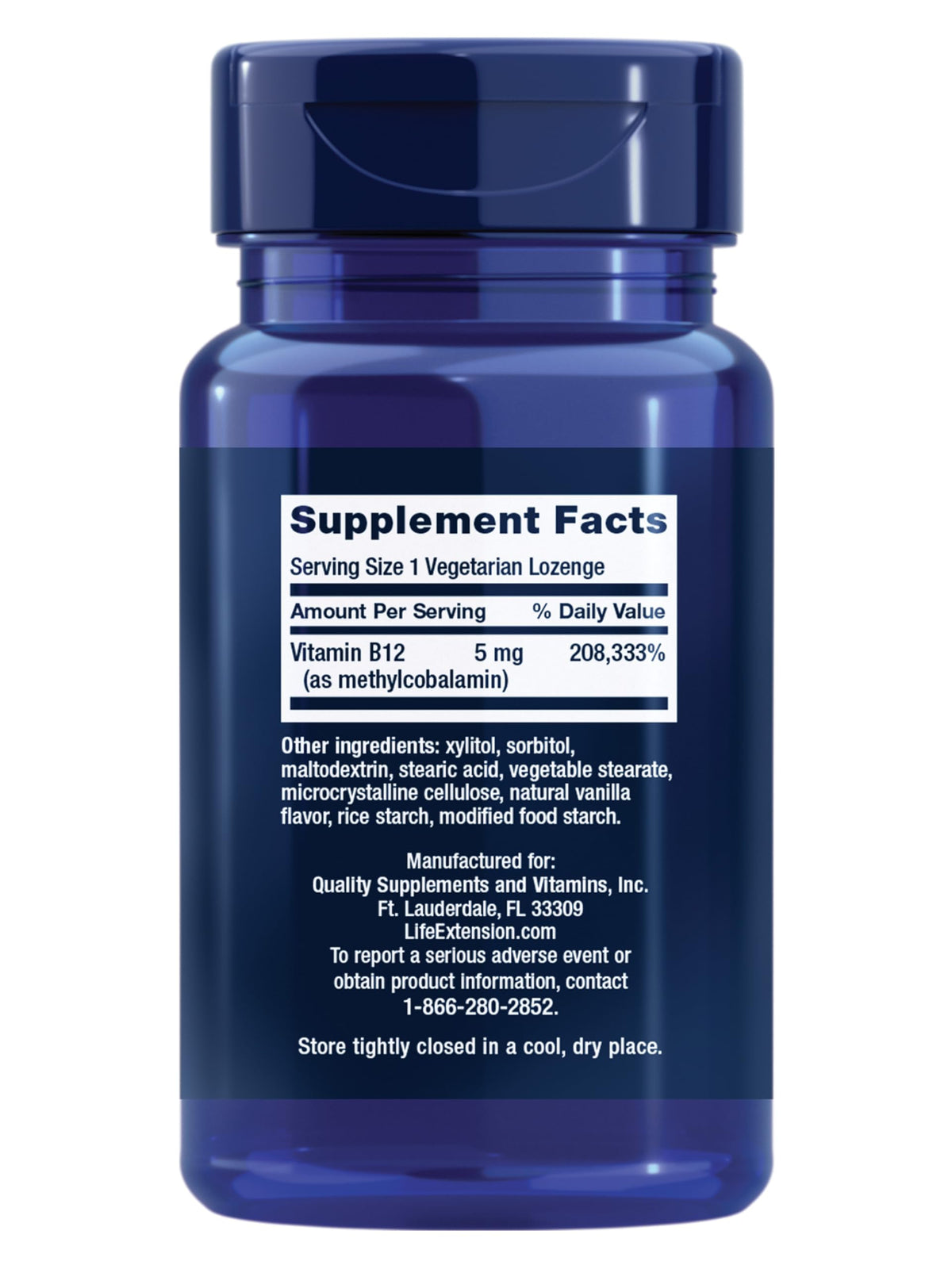 Pastilles de vitamine B12 Methylcobalamine sur une table