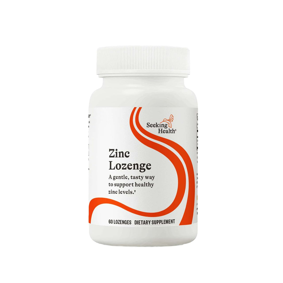 Pastilles de zinc bisglycinate Seeking Health, boîte de 60 pastilles