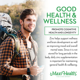 Pastilles de Zinc Maxi Health 10mg, présentation des pastilles cerise