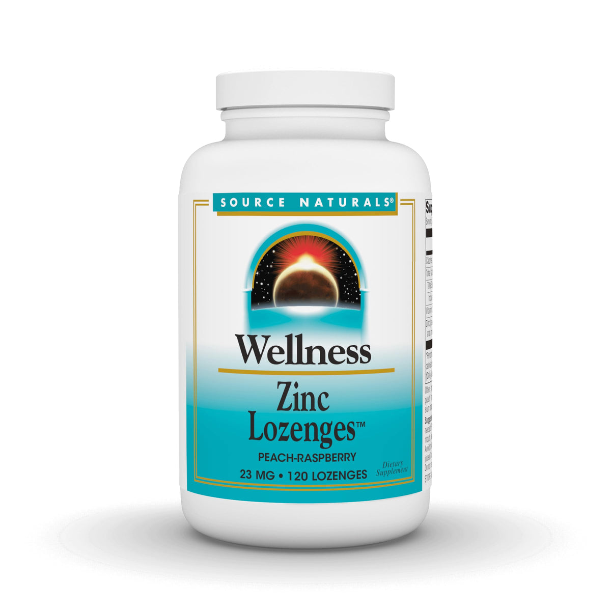 Pastilles de Zinc Source Naturals 23mg - boîte avant