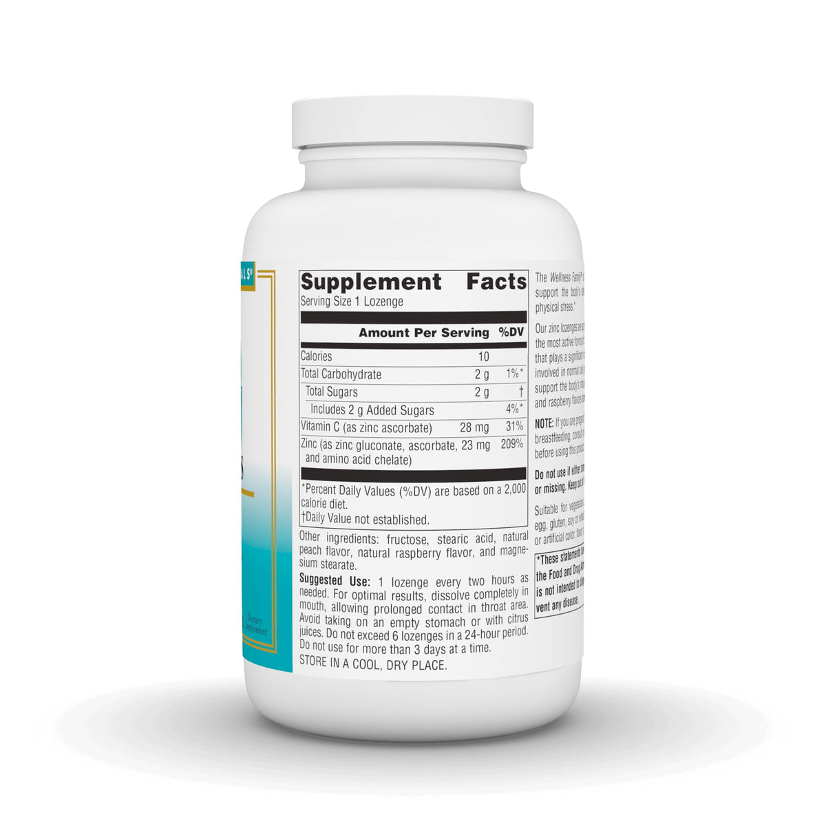 Pastilles de Zinc Source Naturals 23mg - dosage de 23mg