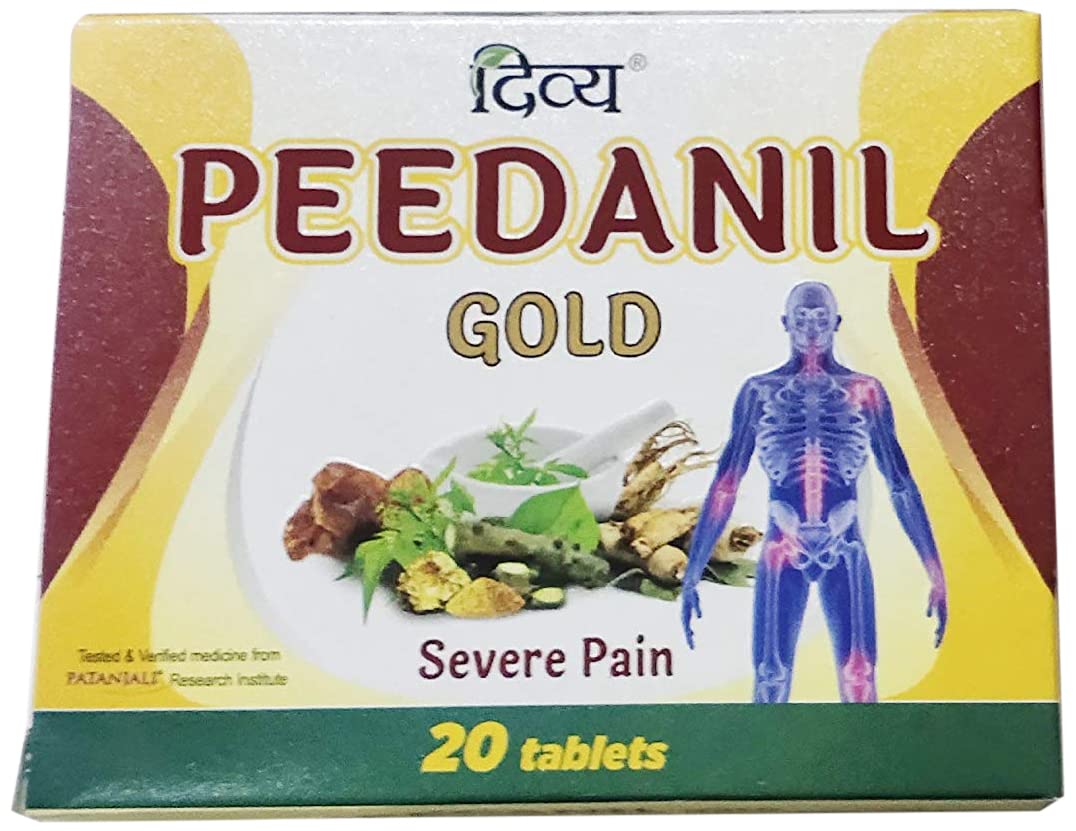 Patanjali Divya Peedanil Gold 60 TAB Pack de 3