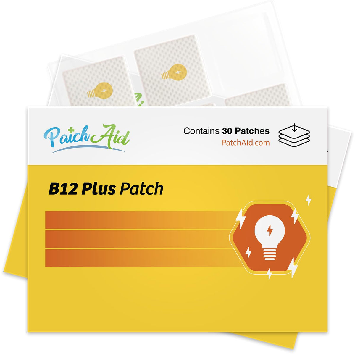 Patch Aid B12 Energy Plus Patch pack de 2 vue de face