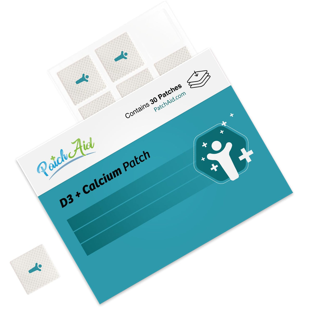 Patch Aid D3/Calcium patch sur une épaule