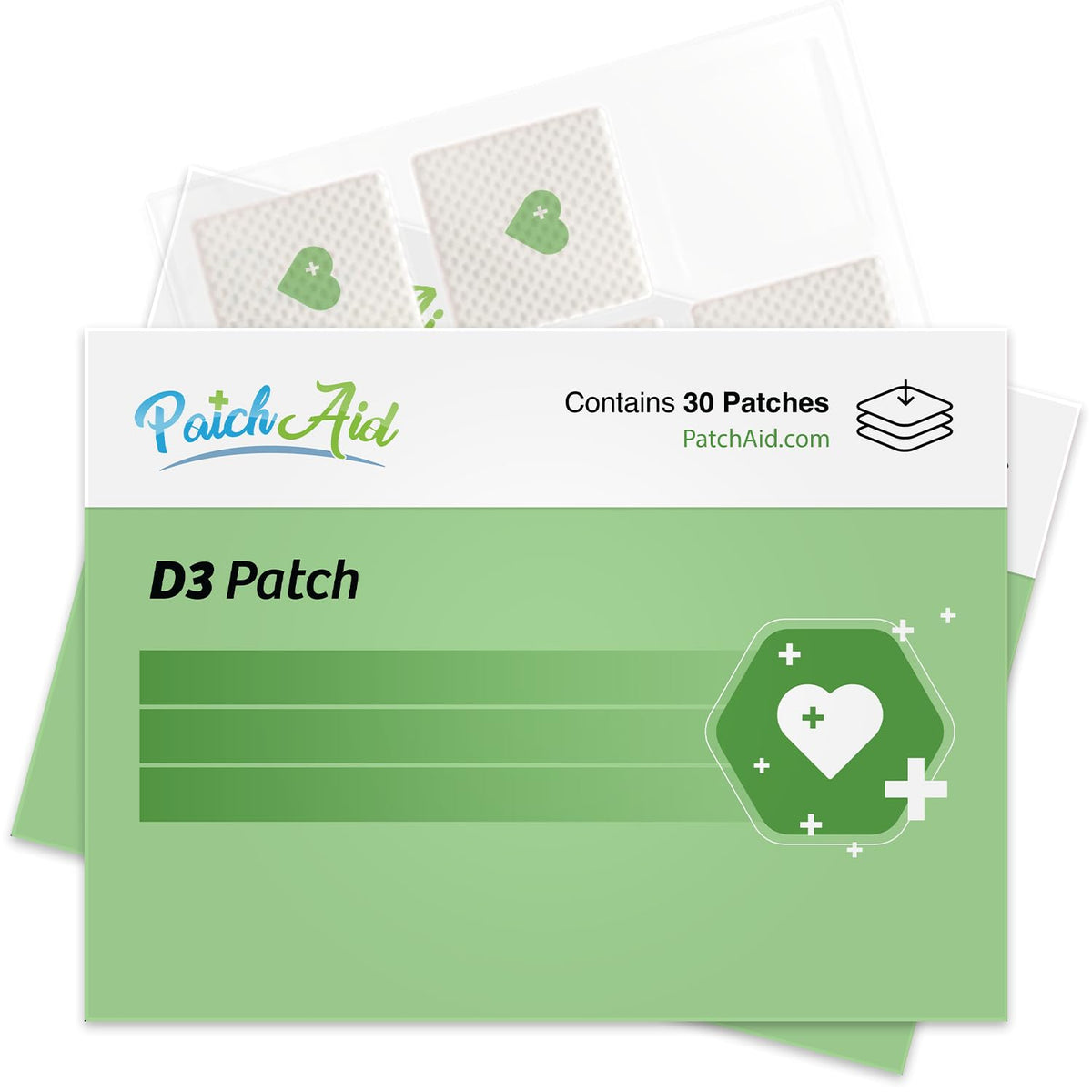 Patch Aid D3 Patch topique vue avant dans son emballage