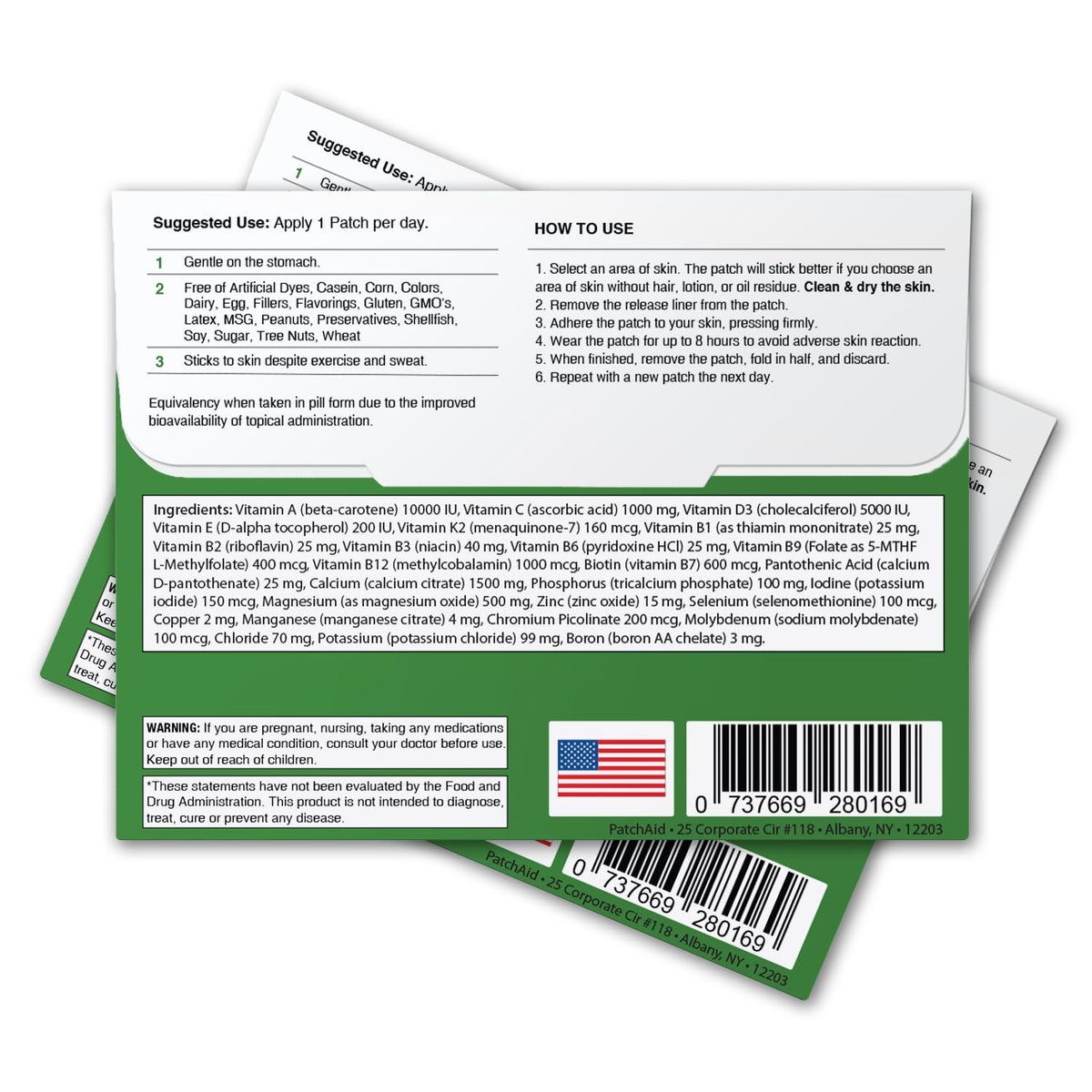 Patch Aid Multi Plus patch sans fer en boîte