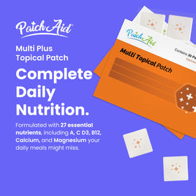 Patch Aid Patch Multivitamin 30 Jours application sur l'épaule
