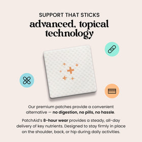 Patch Aid Patch Multivitamin 30 Jours application sur le dos