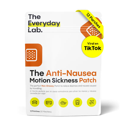 Patch anti-nausée THE EVERYDAY LAB vue de face avec emballage