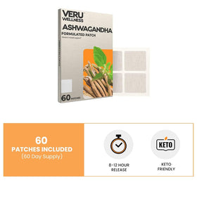 Patch Ashwagandha Veru Wellness sur fond blanc