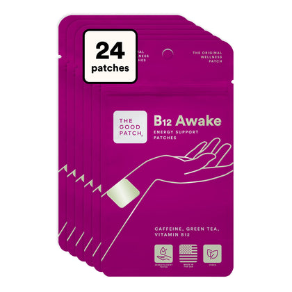 Patch B12 Awake Énergie de The Good Patch avant et arrière