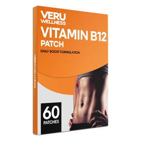 Patch B12 énergétique Veru Wellness vue avant avec emballage