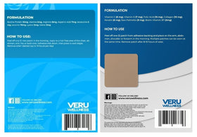 Patch Biotine Plus Veru Wellness avec description de l'utilisation