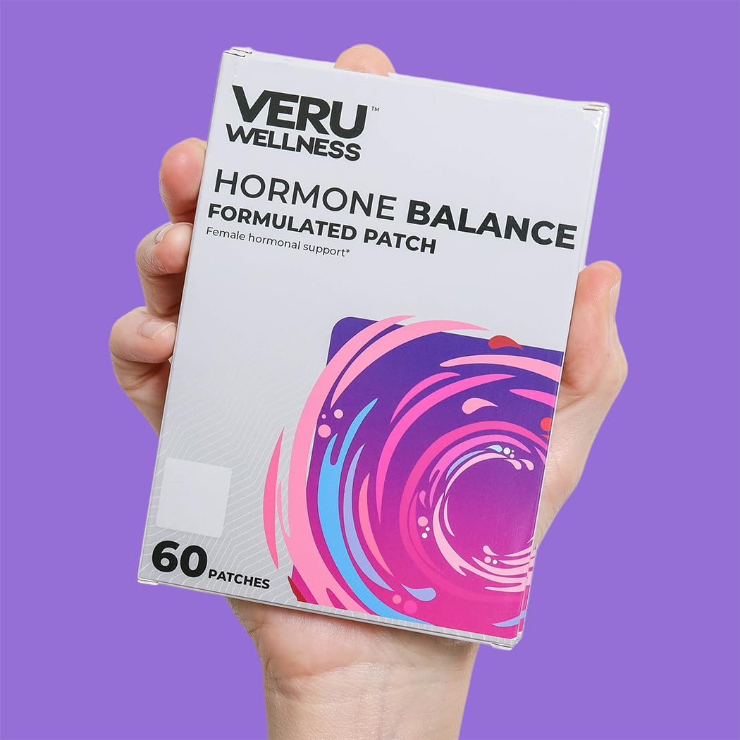 Patch d'équilibre Veru Wellness appliqué sur la peau
