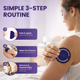 Patch de Berbérine CELVON application sur la peau
