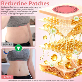 Patch de berbérine HuaangMaox application sur peau propre