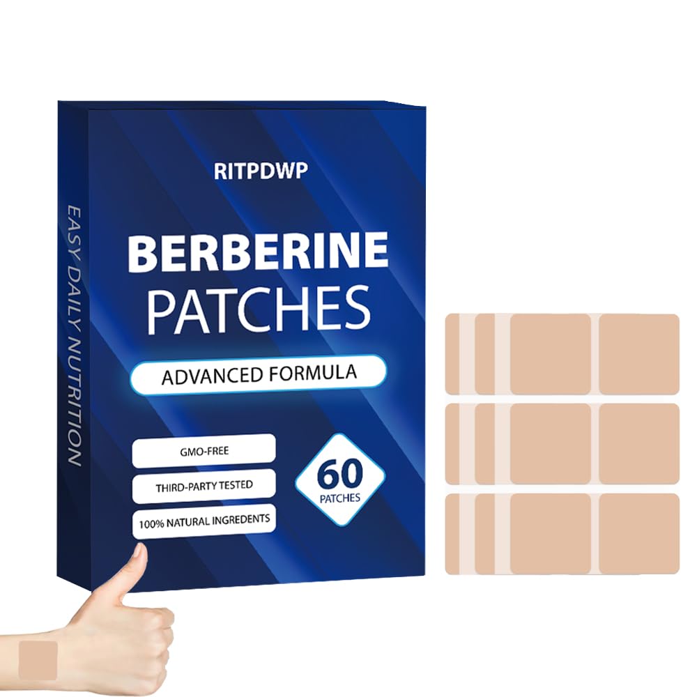 Patch de Berbérine RITPDWP, vue de face, 60 patches dans l'emballage