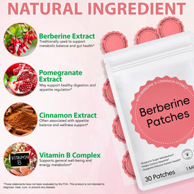 Patch de berbérine XCTTDXEH sur peau propre