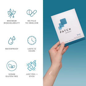 Patch de Fer The Patch Remedy sur fond neutre
