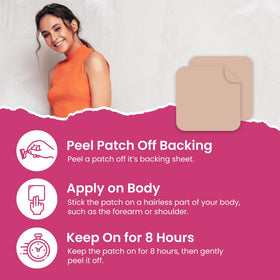 Patch de Garcinia Cambogia VIORY appliqué sur la peau