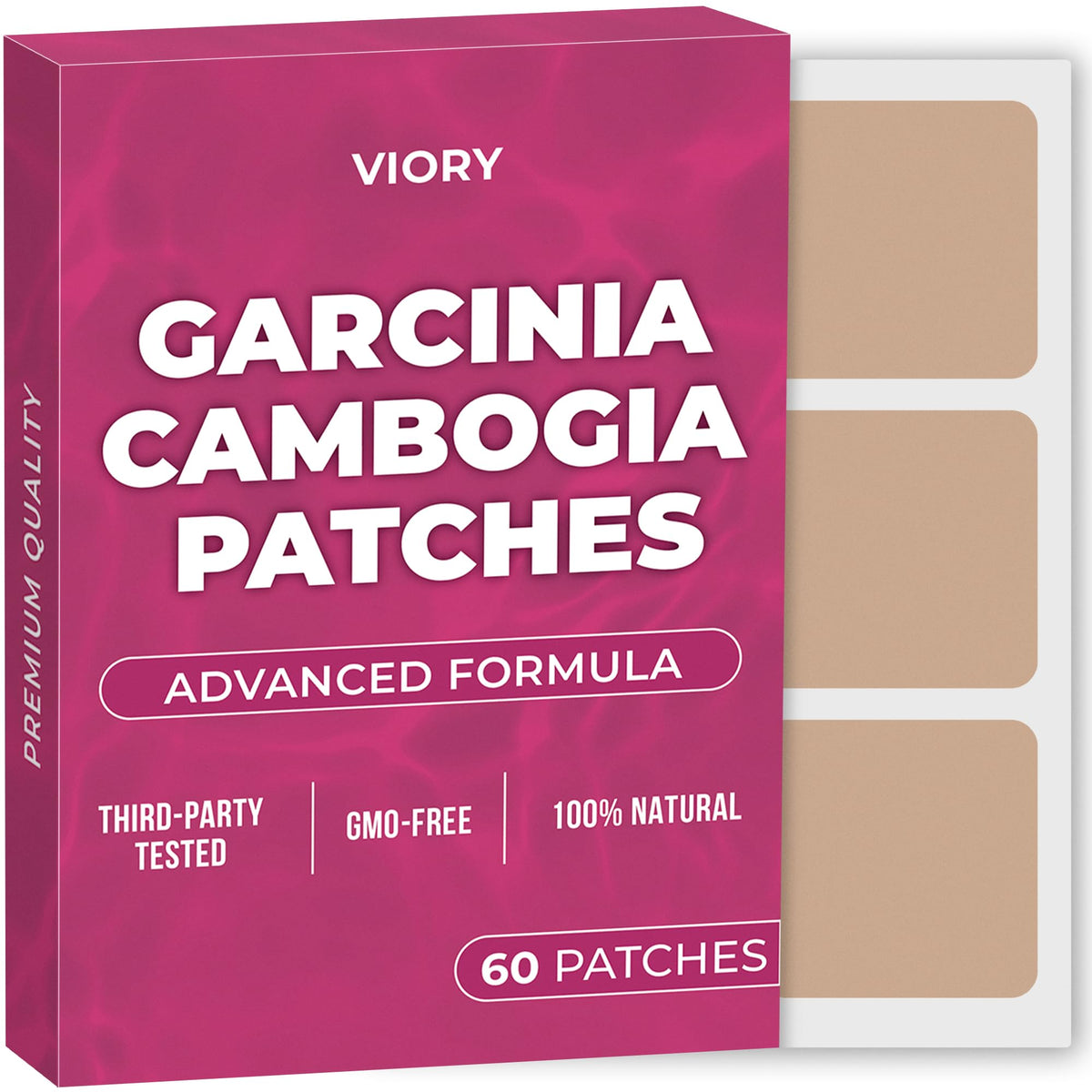 Patch de Garcinia Cambogia VIORY vue de face dans son emballage
