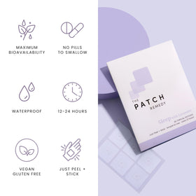Patch de sommeil à la lavande sur une main