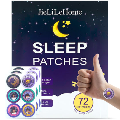 Patch de sommeil JieLiLeHome vue de face avec emballage