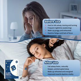Patch de sommeil Kaeruw posé sur une main
