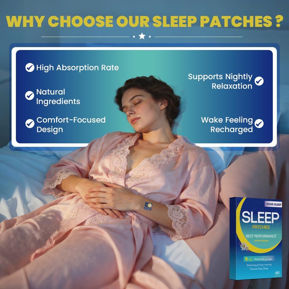 Patch de sommeil LabPack à côté d'un verre d'eau